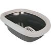 Litter Box - Trixie - Carlo - With Rim and Bowl - Grey