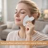 2 Stück Lymphatischer Kontur-Gesichtspinsel, Gesicht für Lymphdrainage, Drainagebürste mit 1 Stück Edelstahl Gua Sha Werkzeug zur Kieferkonturierung Schwellung L