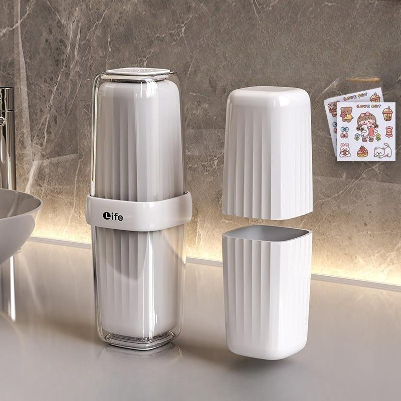 Toothbrush Cup, Travel Portable Toiletries, Toothbrush Box, Mouthwash Cup, Dental Kit Box, Storage Box, Toothbrush Set for Teeth