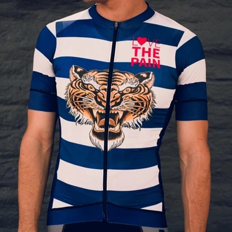 Mens Cycling Jersey Short Sleeve Quick Dry Breathable Performance Top Road Mountain Bike Riding