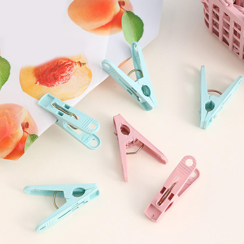 30Pcs/Pack Clothes Drying Clip Balcony Windproof Strong Drying Clips Outdoor Drying Underwear Socks Scarf Fixing Clip