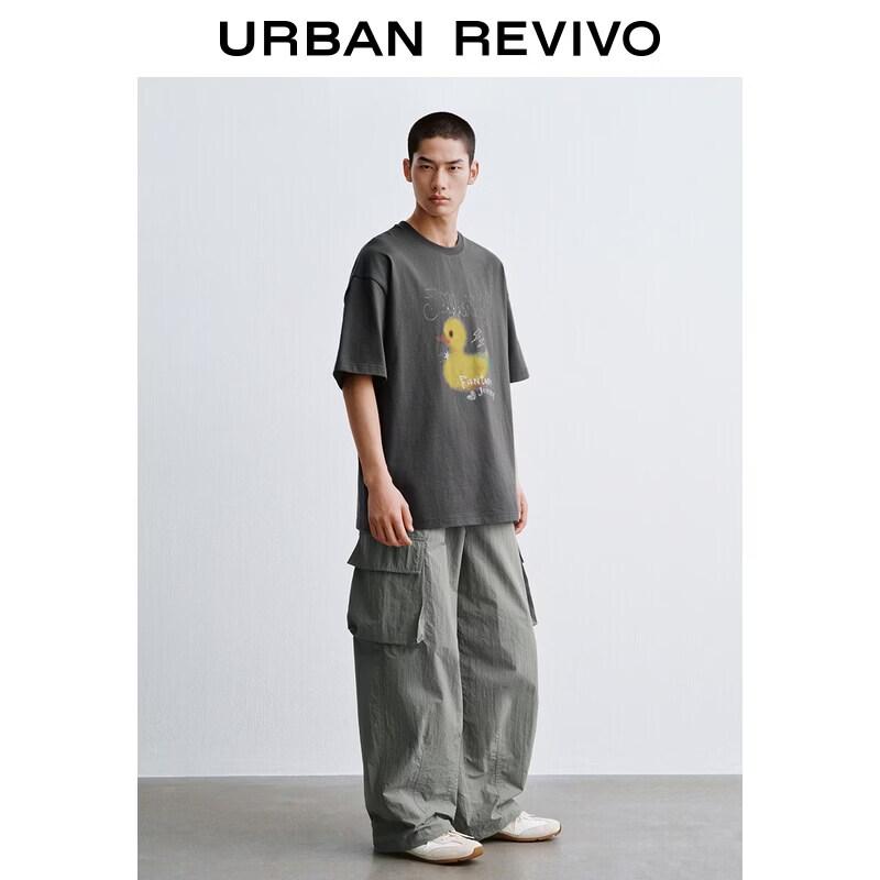 UR2026 Men s Casual Fun Print Cotton T-Shirt M