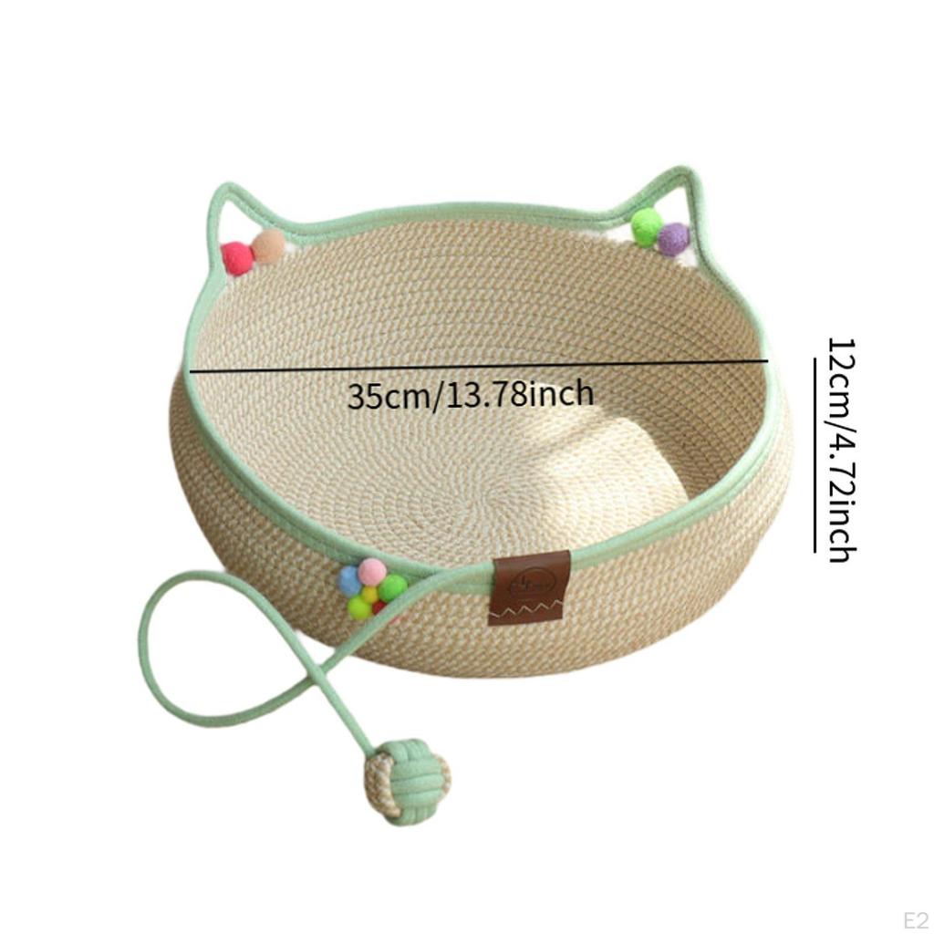 Cat Basket, Scratcher, Adorable Portable Bed for Indoor Cats, Pet Supplies Resting