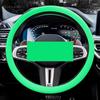 12.6-15.7 palce Automobilový Silikonový Kryt Volantu Čtyři Roční Období Obecný Absorpční Potu Protiskluzový Interiérové Doplňky