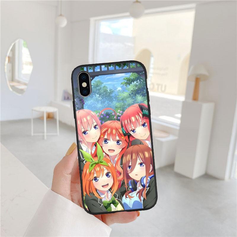 CJ78 Miku Nino Itsuki Nakano Soft Shell Phone Case for iPhone SE X XS XR 11 16E 17 Pro Max Air 8 7 6 6s Plus