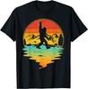 Retro Tshirt with A Rock and Roll Bigfoot Design Perfect for Summer and Lovers of Rock Music and Mountain and Tree MotifsY2K