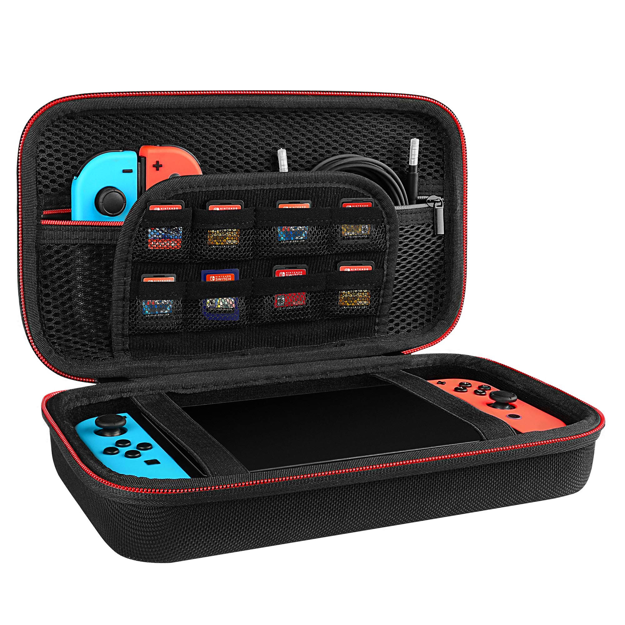 

Чехол Geekria, совместимый с Nintendo Swith, жесткий защитный чехол, дорожная сумка