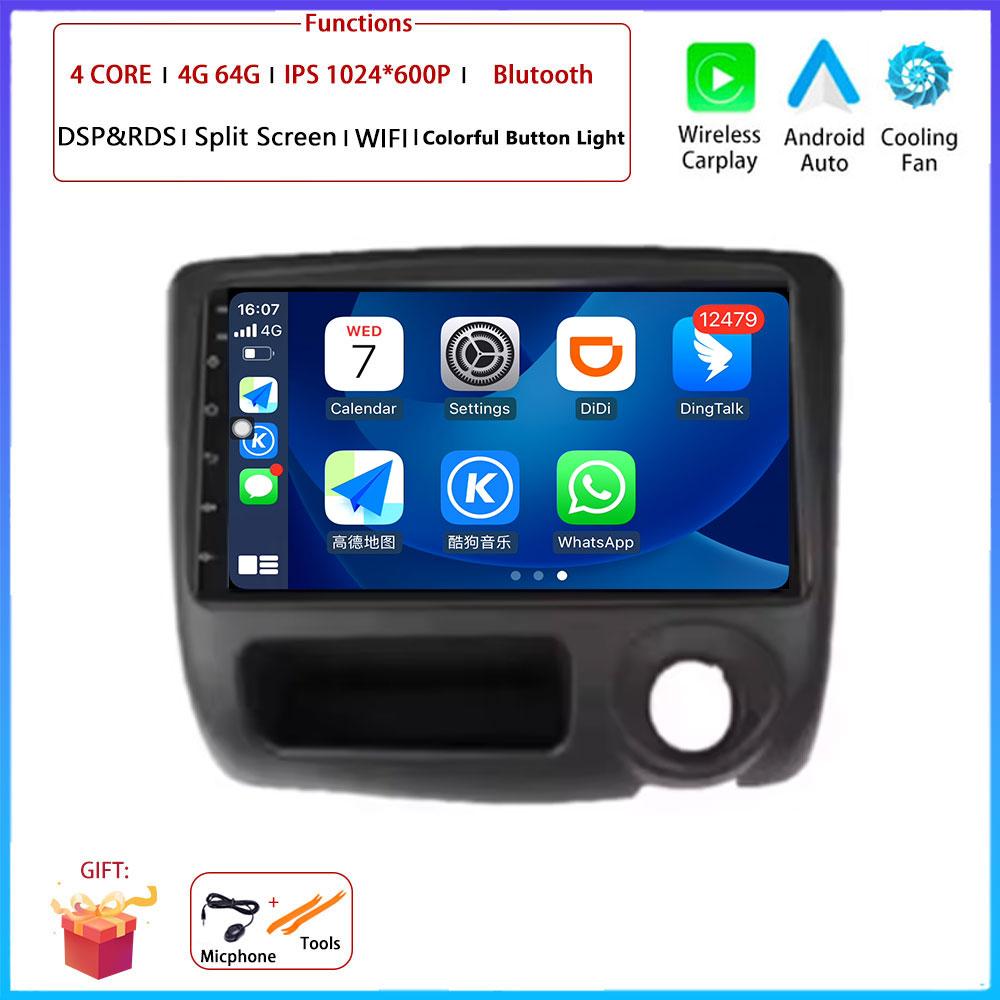 Android OS Carplay For Toyota Vitz XP10 Yaris Platz Echo 1999-2005 Car Radio Navigation GPS Multimedia Video Player QLED screen
