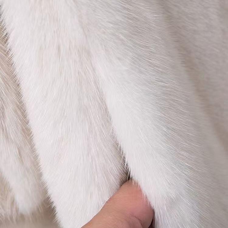 Women Faux Fur Coat Solid Hooded Long Fur Coat Fluffy Luxury Loose Casual Outerwear Winter