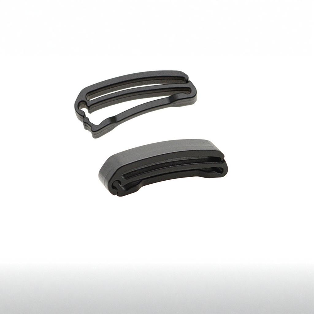 2 Pcs Plastic Fixing Clip for Webbing Quick   Webbing Tail Clip Buckle Belt Storage Buckle Diving Accessories
