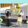 Portable Leakproof Sports Water Bottle With Straw For Outdoor And Gym Activities