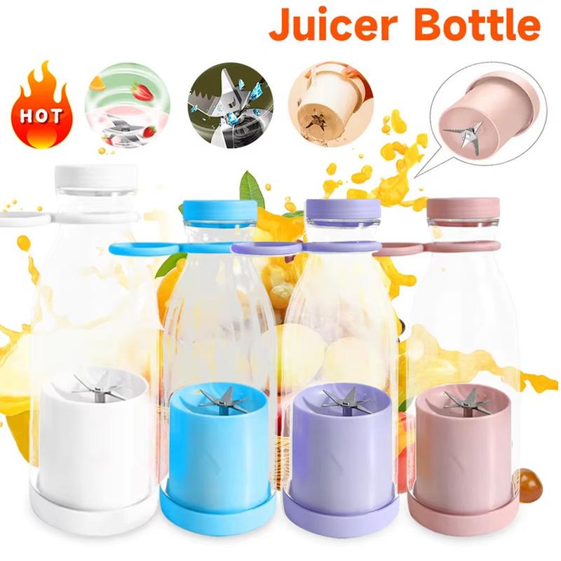 

USB Electric Juicer 40W 6 Electric Juicer Mini Portable Blender Fruit Mixers Extractors Fast Electric Blender Smoothie Ice Maker білий
