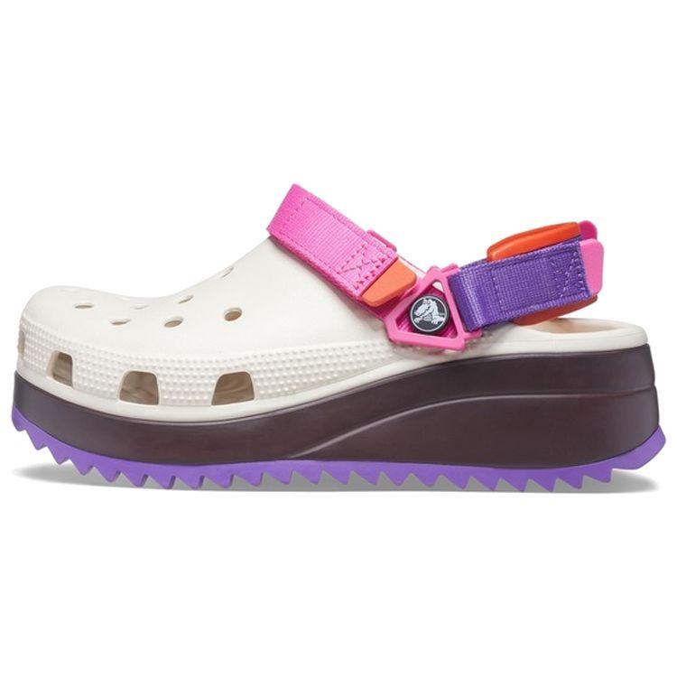 Crocs Classic Clog Unisex Footwear White Pink Purple 206772-1F8