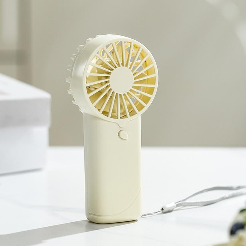 AM3 Battery Operated Powerful Handheld Fan Portable Small Lightweight Makeup Fan for Girl Women Indoor Outdoor