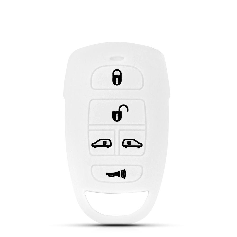 KEYYOU Silicone For Hyundai Entourage Kia Sedona Remote 5 Buttons Key Cover Case Fob 2006 2007 2008 2009 2010 2011 2012 2014