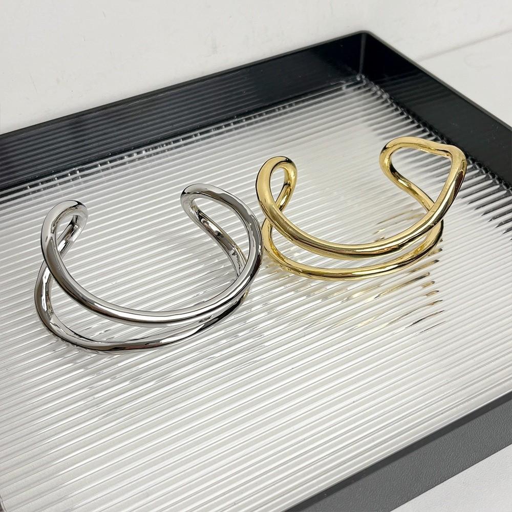 Europe American Style Metal Cuff Bangles Zinc Zinc Alloy Exaggerated Bracelet  Decoration