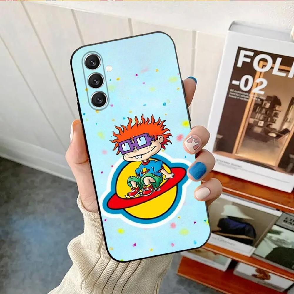 Rugrat Chuckie Angelica  Phone Case For Samsung Galaxy A13,A21s,A22,A31,A32,A52,A53,A71,A80,A91 Soft Black Shell