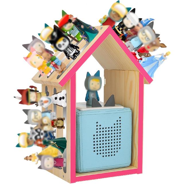для полки Tonie, Хранение Tonies для креативной коробки Tonie, Магнитная полка для фигурок Tonie, Персонажей, Деревянная полка для детей