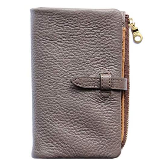 

Wallet Coin Purse Card Case Lupo 2 Second Italian Leather Notebook Type Bifold [CCOMPANY LIMITED] Women s (Greige)