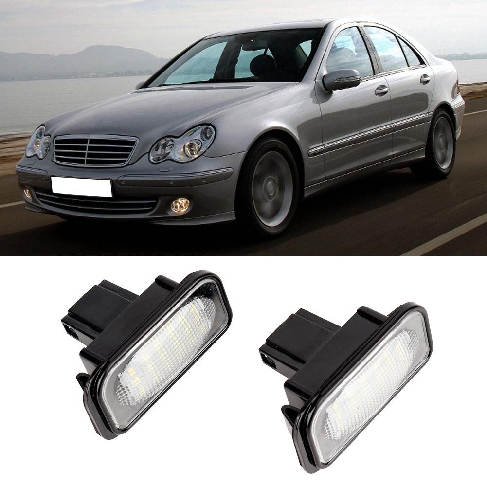 1 Paar 18 LED Autolampe Kennzeichenleuchte Passend für Mercedes Benz W203 W211 W219
