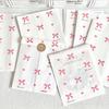 50 Stück Rosa Schleife Herz Papiertüten 12×17Cm Niedliche Fotokarten Schmuckverpackung Für Handgemachte Basteleien Geschenkverpackung Aufbewahrungsbeutel