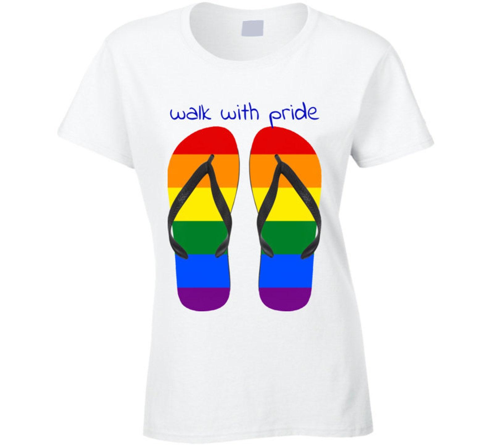 Walk With Pride Ladies T Shirt 3XL