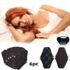 6pcs Cloth Sanitary Pads Reusable Feminine Menstrual Pad General Cloth