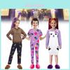 Kpop Demon Hunters Rumi Mira Zoey Cosplay Pajama Set With Polyester Fabric For Stage Performances