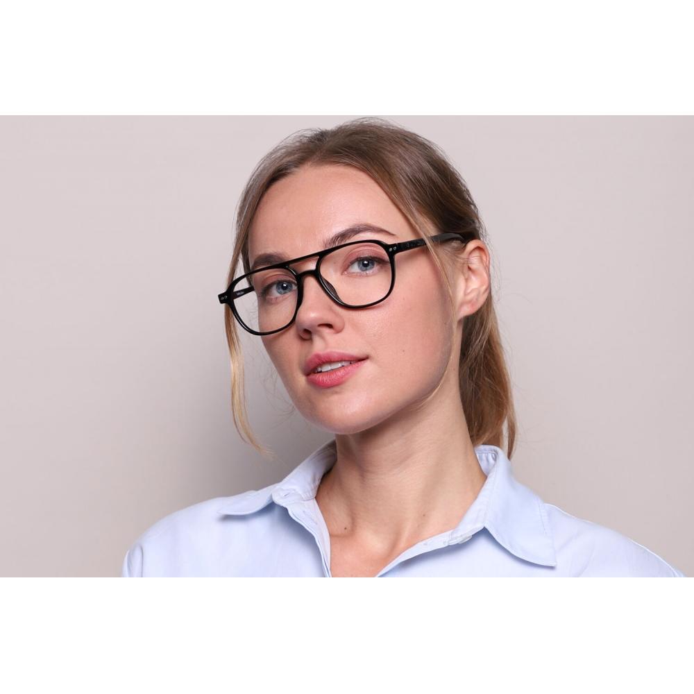 Full Rim Pilot Black Smartbuy Collection Hedwig 3515 C1 Fashion Unisex Eyeglasses