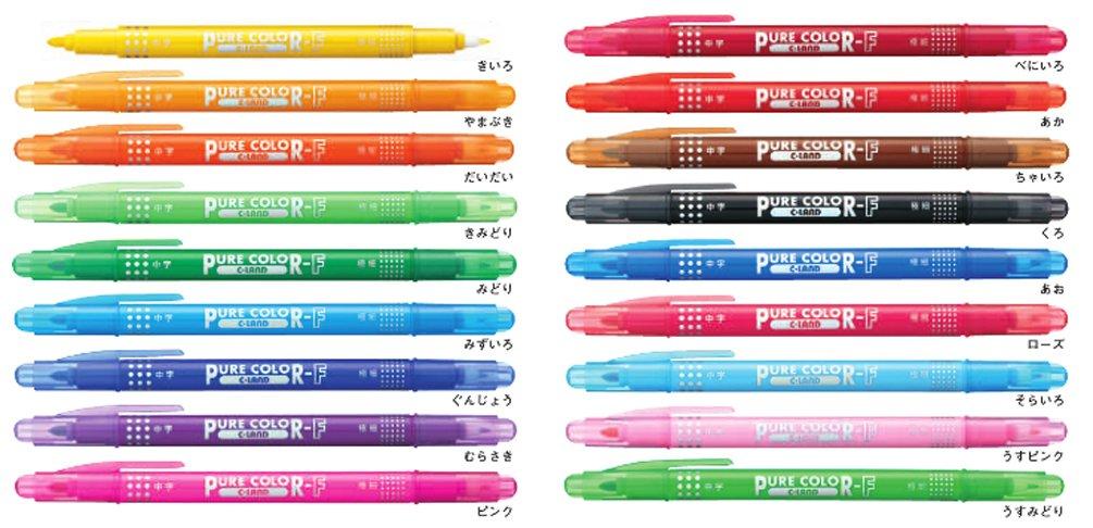 Mitsubishi Pencil Pure Color F 10 Water-Based Pen, Pink, Pens, PW101TPC.13