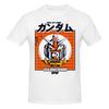 Mecha Warrior Gundam Anime TShirt Cotton Tees Shirt Streetwear Round Neck Tshirt Fashion ShortSleeve Clothes