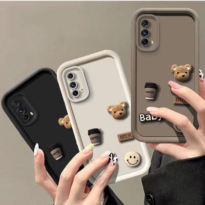 Für Xiaomi 14 13 Pro Niedliche 3D Bär Cartoon Silikon Weiche Handyhülle Für Xiaomi Redmi Note13 Pro K30 5G Redmi 12 13C 4G Hülle