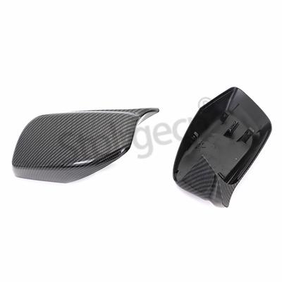 Z włókna węglowego widok z tyłu samochodu lusterko wsteczne boczne osłona na lusterko boczne czapki Shell Case dla BMW E60 E61 E63 E64 5 6 Series Model