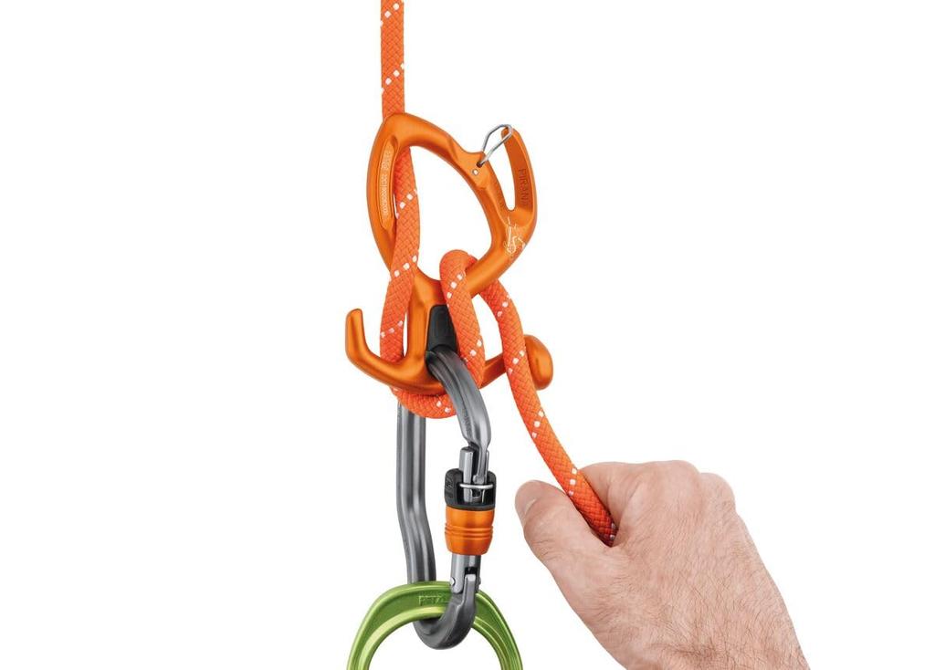 Petzl Pirana Guide Adjustable Clutch Discretion with Asola with Spurs and Locks for Torrentism Orange U Uni Adult