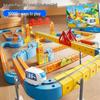 2025 Magnetic Building Blocks Train Set: Electric Toy for Boys' Birthday