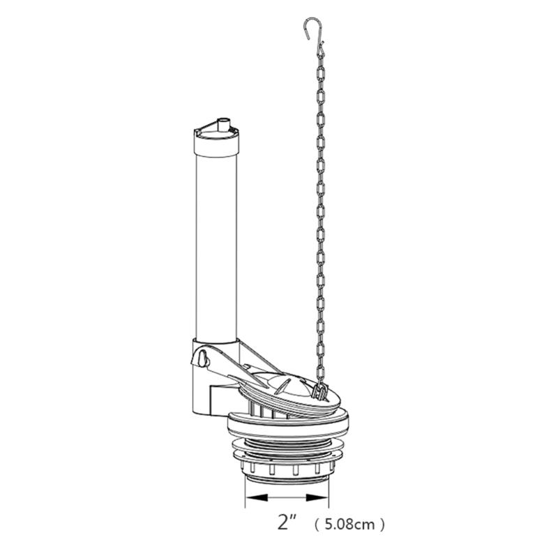 Toilet Cistern Float Inlet Plastic Flush Valves Simple & Quick Installation