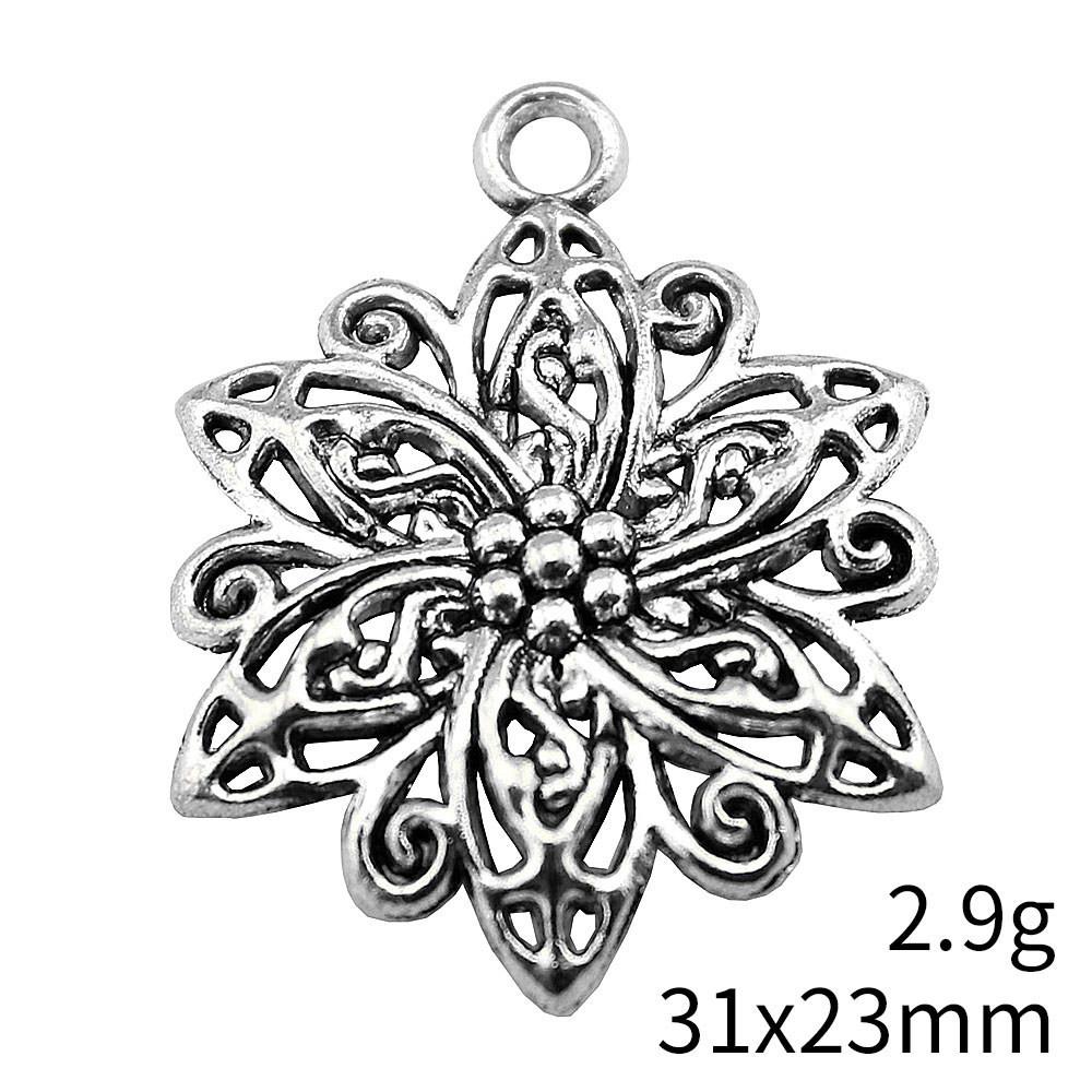 Gifts For Women Charms Italian Bracelet Small Flower Charms Pendant Ornaments For Home Phone Pendant