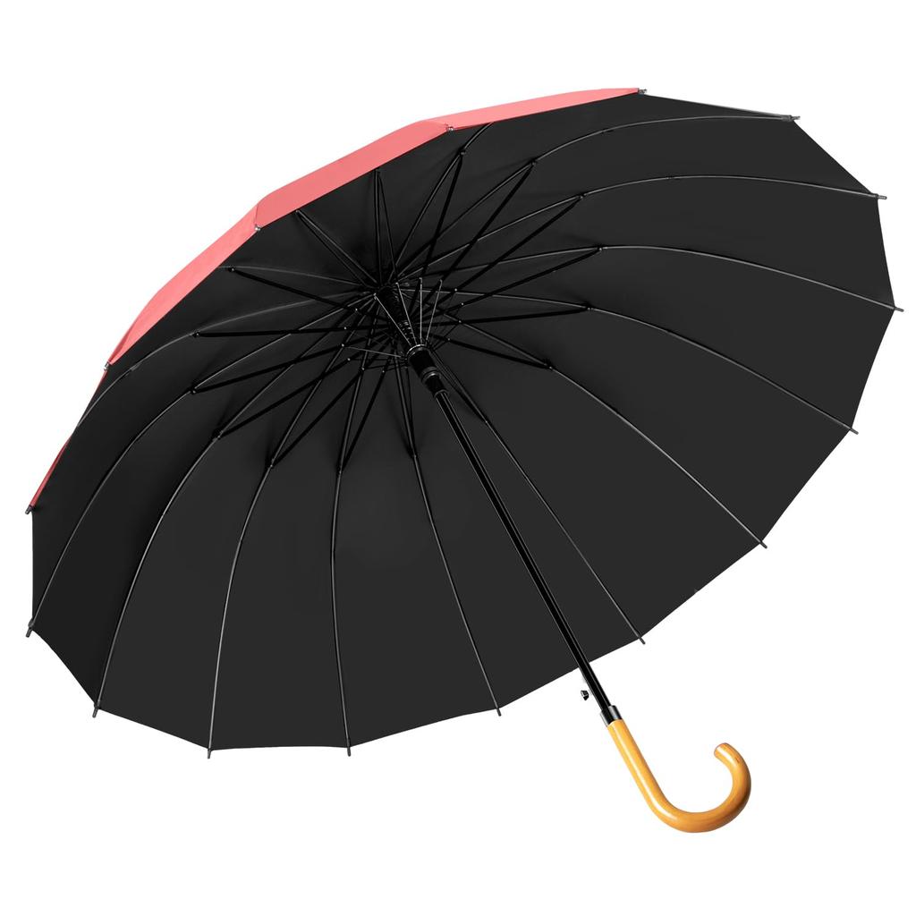 Moon River Long Rain 16 Glass Fiber Jump 300T High Density Umbrella Super Water Typhoon UV Diameter Large For Both Sunny and Rainy Umbrella Umbrella,