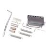 Electric Guitar Bridge Tremolo System Set with Whammy Bar for 6 String  Guitar Tailpiece Replacement Chrome