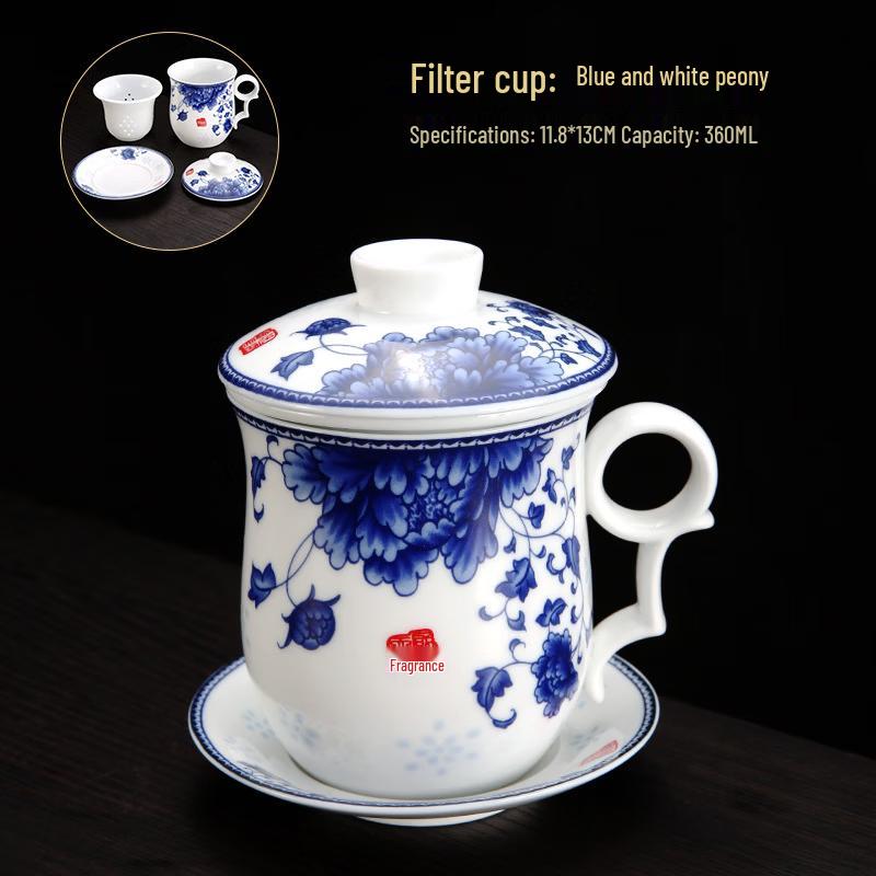 Shangqi Ceramic Tea Water Separation Cup