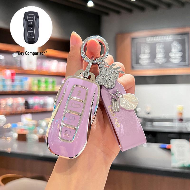 Compatible with Ford Luying Key Case: Luyingjie S/EV, Youqixia, Ranger Car Buckle E, Quan Shun High-Grade Shell.