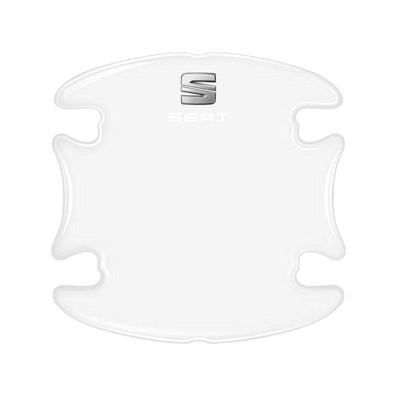 

Car Body Anti-Collision Protection Strip Auto Door Handle Bowl Anti-Scratch Sticker for Seat Leon FR Altea Ibiza Toledo Cordoba Arona Ateca Alhambra 4pcs