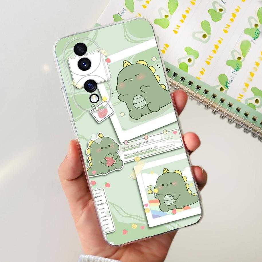For Honor 70 Lite Case RBN-NX1 Shockproof Cover Fashion Flower Clear Silicone Soft TPU Phone Case For Honor 70 Pro Honor70 Coque