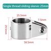 1Pc Boat Bimini Top Fitting Deck Hinge Slide Cap 19-32Mm Pipe Eye End Cap External Eye End Canopy Tube Boat Accessories