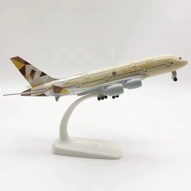 16/20CM Etihad Airways B787 A380 Legierungsflugzeug Flugzeugmodell Spielzeug Diecast Flugzeugmodell Für Geschenk Sammlung Kinder