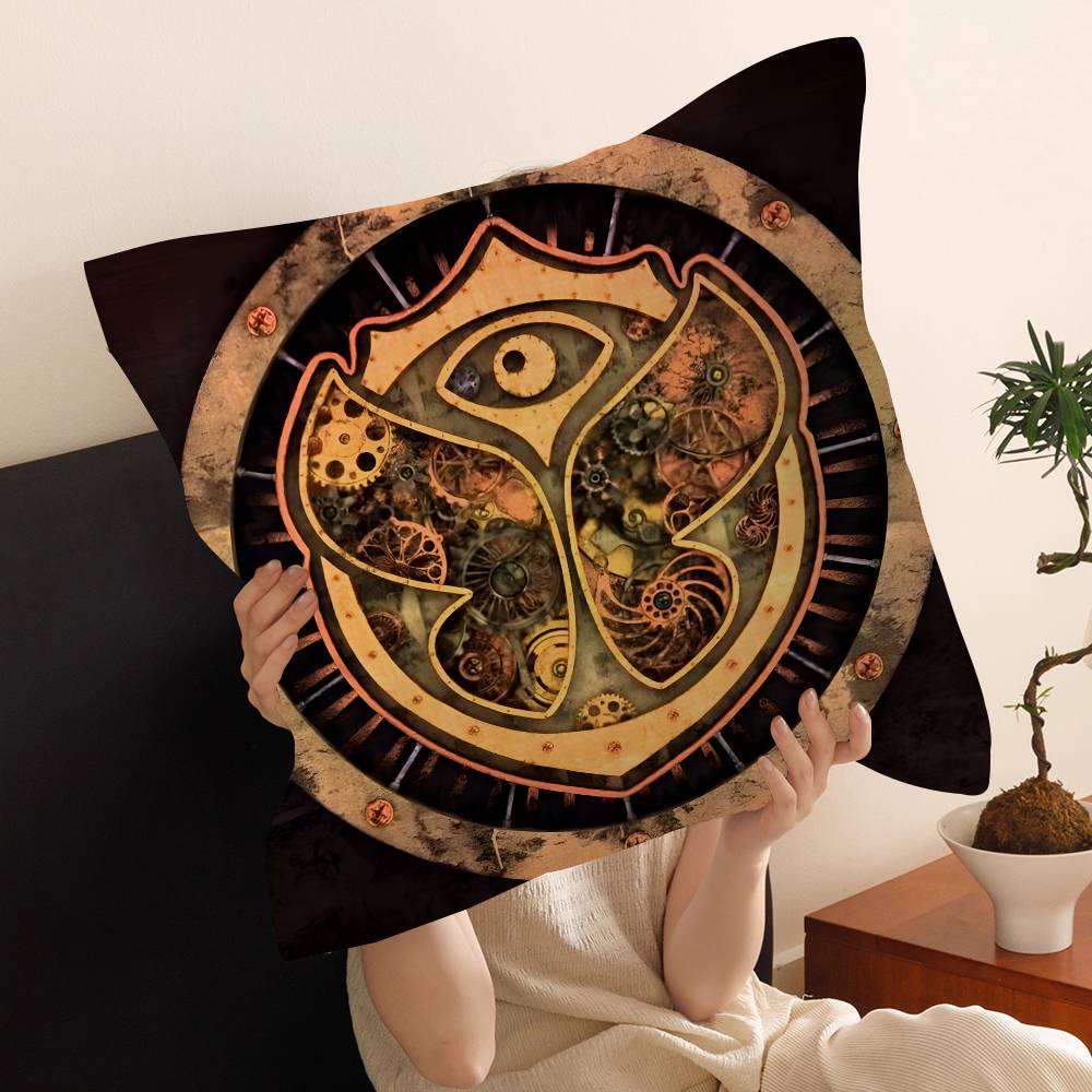 TOMORROWLAND Music Lucky Dragon pillow cover sofa cushion cover home room decoration children gift