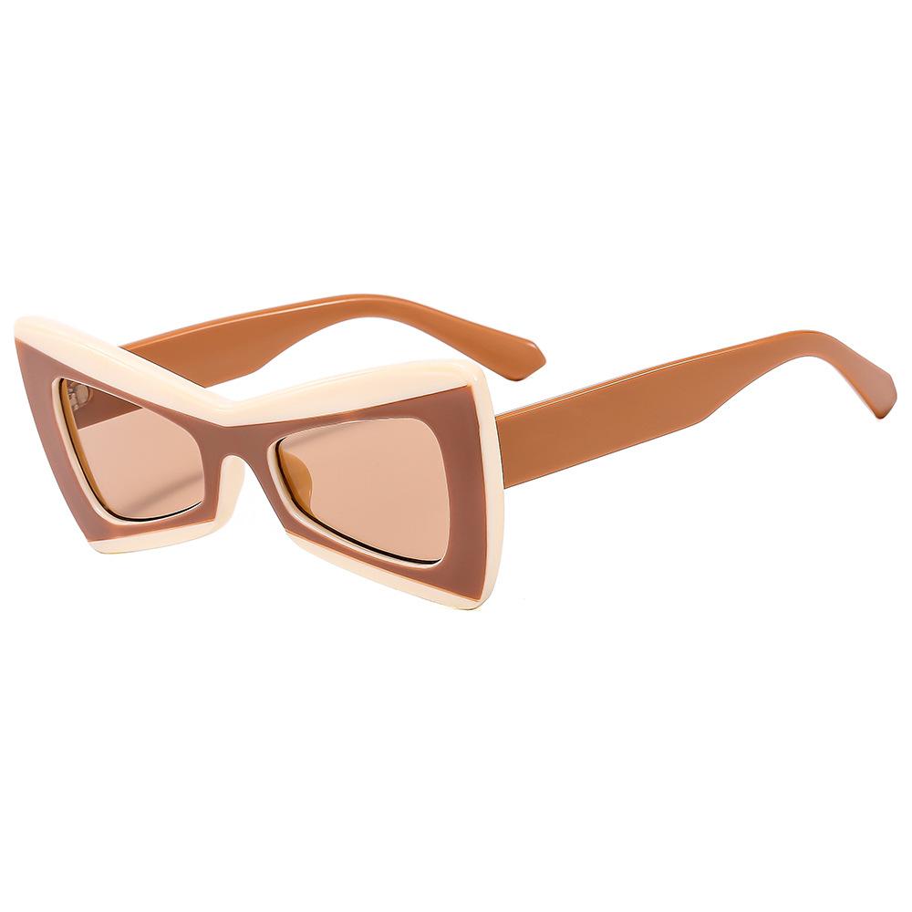 Famous Brand Brand Sunglasses Men 2024 Logo Classic Sunglasses Designer Tortoise Women Triangle Sunglasses Butterfly