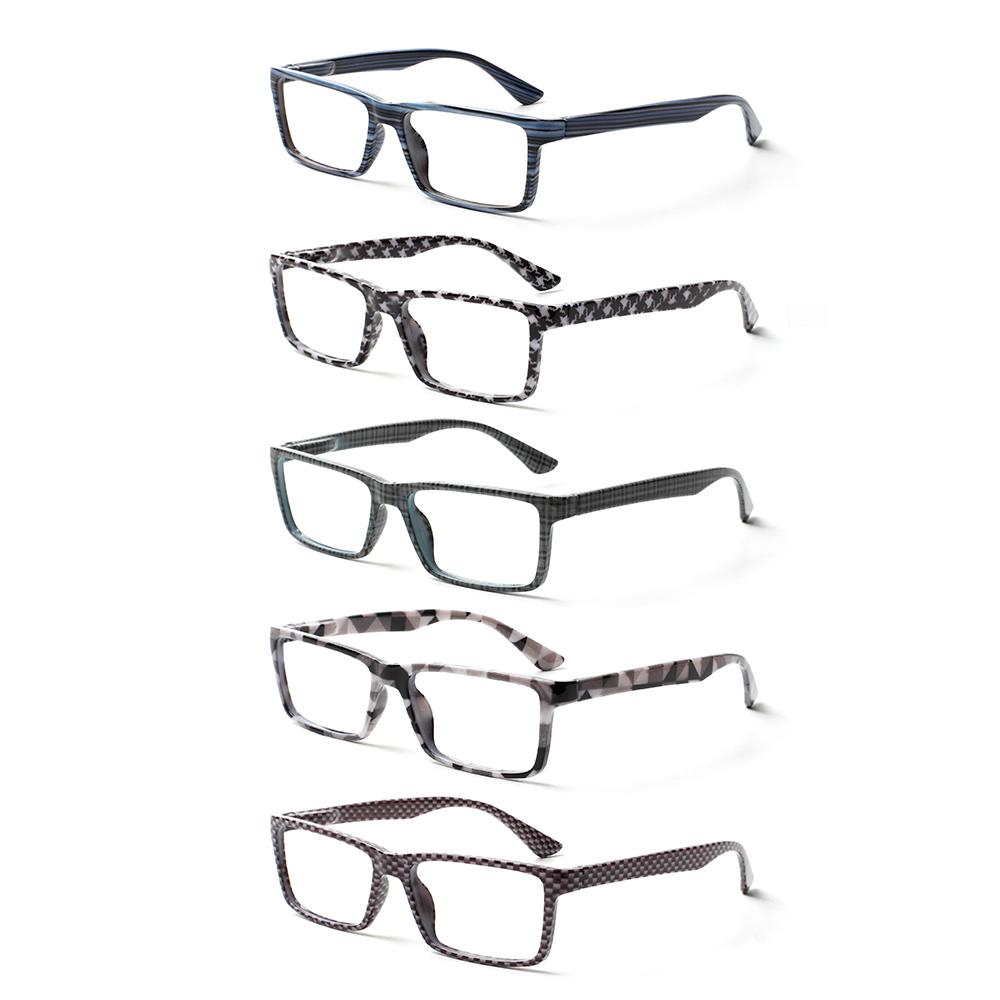 

Turezing Reading Eyeglasses For Male And Female Spring Hinge Oval Frame Readers Quality-Made Prescription Glasses 0.5