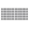 100Pcs Bumper Radiator Clips ABS Plastic Car Push Support Clip Replacement for Holden Commodore