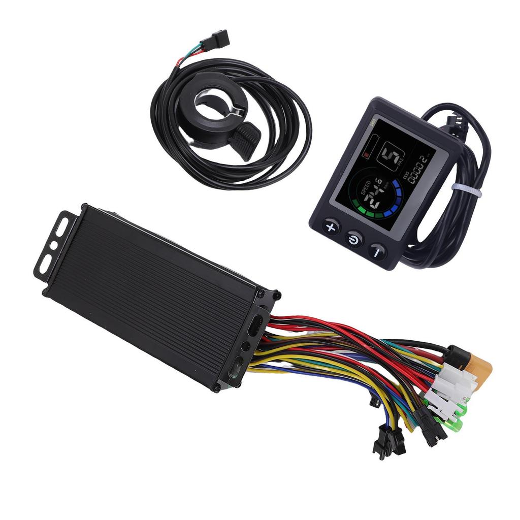 36V 48V Electric Bike Controller Kit 22A 3 Mode Sine Controller S869 LCD Display Panel 130X Thumb Throttle for Electric
